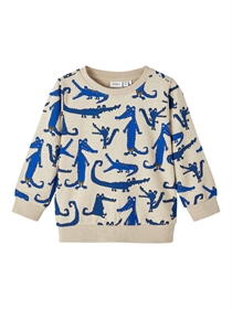 NAME IT Sweatshirt Bryce Peyote Melange